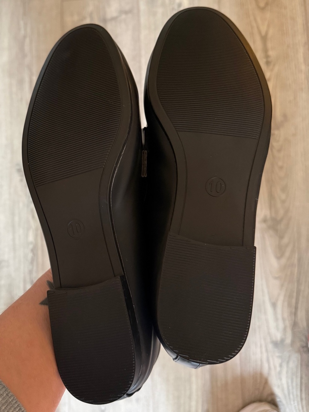 a new day Black Loafers with Gold Buckle NWT - Picture 2 of 3